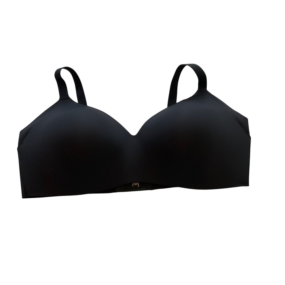 Knix 44G Black Full Coverage Wireless Comfort‎ Bra Smooth Seamless Support